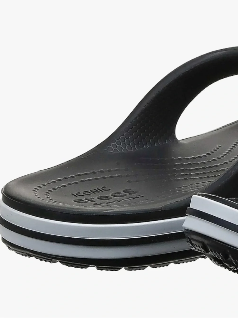 Crocs Bayaband Flip Flop Sandals -
Black & White | Size 8 NWT - Picture 4 of 11